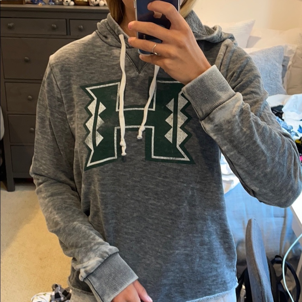 University of Hawaii cropped hoodie